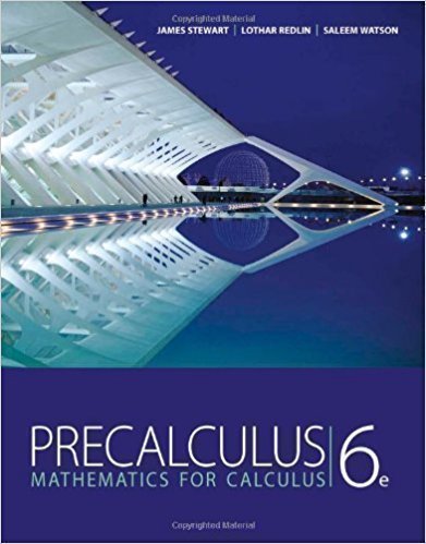 PreCalculus6thEditionCover